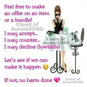 Reasonable offers & questions are welcome!